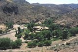 Village dans une vallée vers Ouarzazate