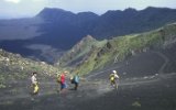Descente de la vallée del Bove (pente de l'Etna)