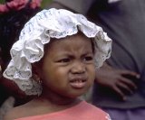 Une petite malgache lors d'une fête