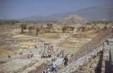Temples du soleil et de la lune, à Teotihuacan au nord de Mexico