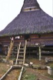 Maison traditionnelle Batak à Sumatra