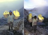 Porteurs de soufre du Kawah Ijen