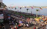 La fête attire beaucoup de monde à Phnom Penh