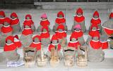 Statuettes de Jizo en mémoire des enfants décédés
